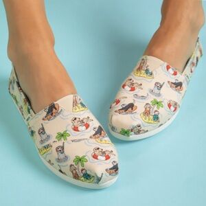 BUNDLING SALE: NWT/NIB Toms Alpargata Slip-On Flats in “Dog Days of Summer”